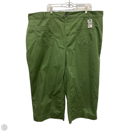 Pants Cargo & Utility By Free Assembly In Green, Size: 20