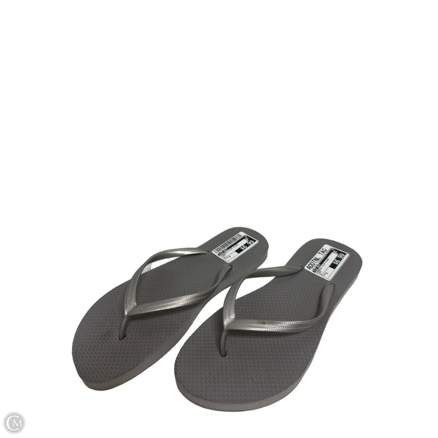 Sandals Flip Flops By Old Navy In Grey, Size: 8