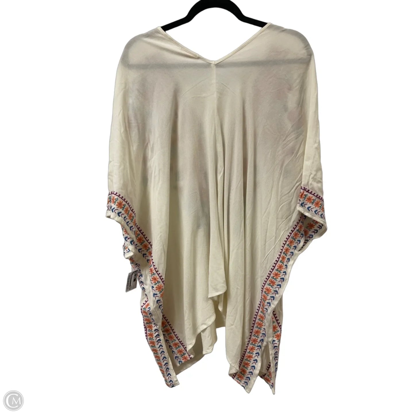 Top Short Sleeve By Oddi In Cream, Size: L
