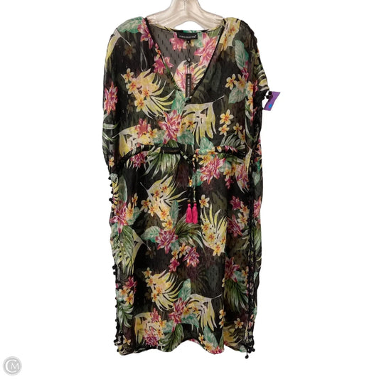 Swimwear Cover-up By Clothes Mentor In Black, Size: Xl