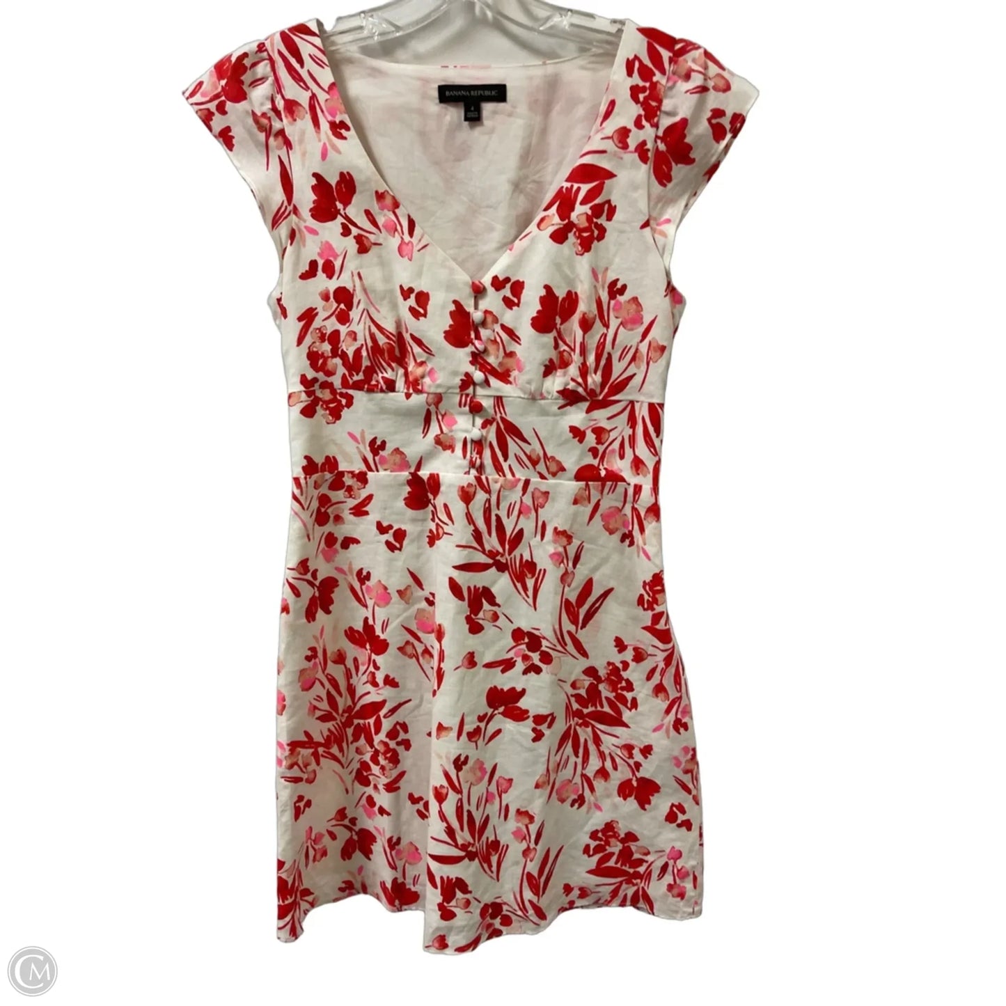Dress Party Short By Banana Republic In Cream, Size: S