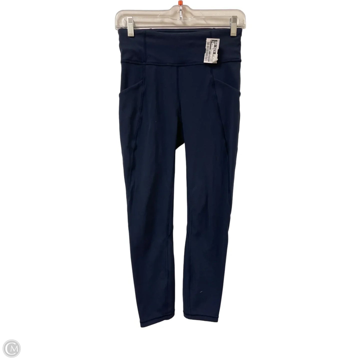 Athletic Leggings By Lululemon In Navy, Size: 4