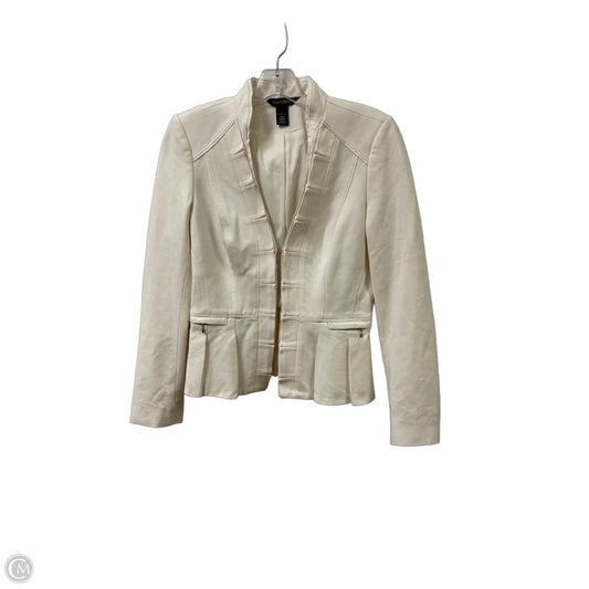 Blazer By White House Black Market In Cream, Size: Xs