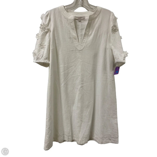 Dress Party Short By Loft In White, Size: Sp