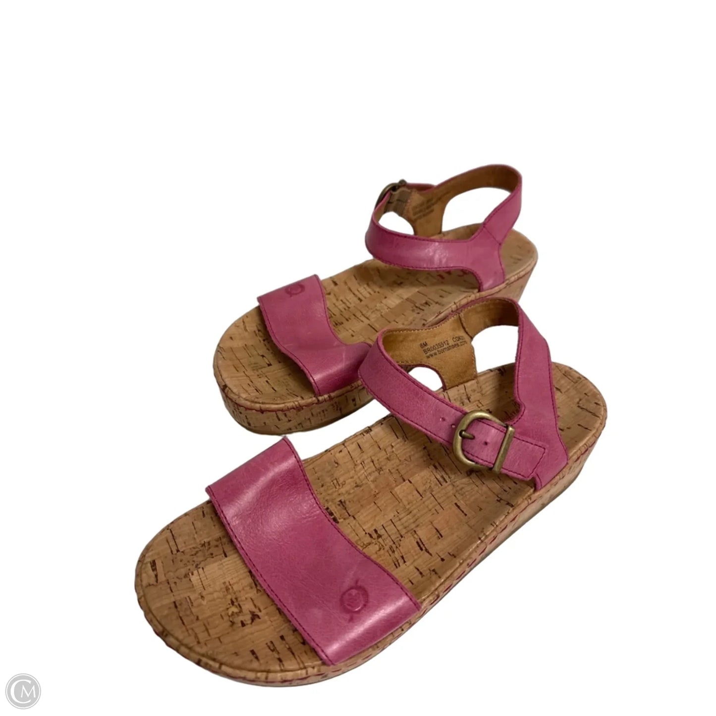 Sandals Heels Platform By Born In Pink, Size: 8