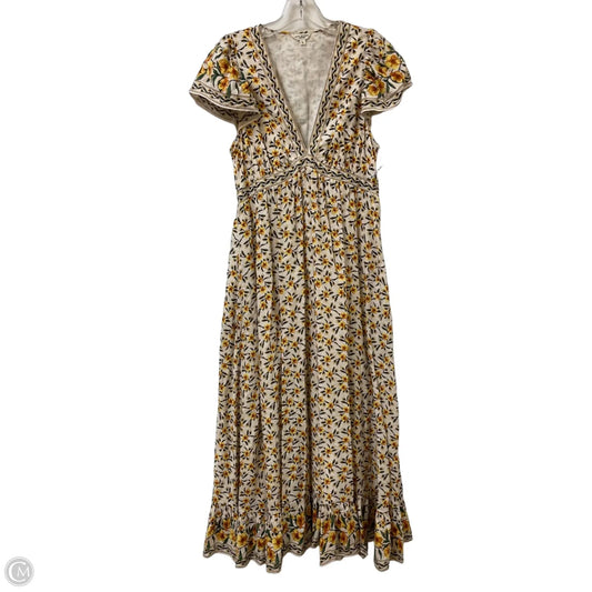 Dress Casual Maxi By Max Studio In Cream, Size: M