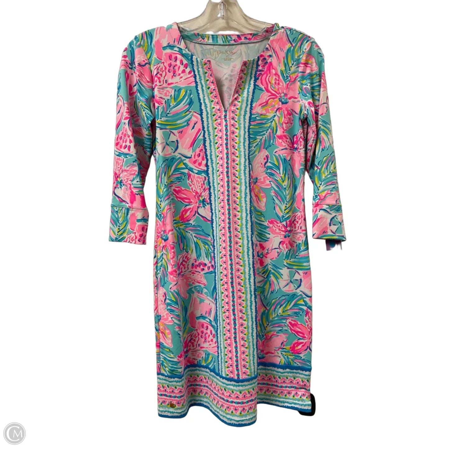 Dress Designer By Lilly Pulitzer In Blue & Pink, Size: Xs