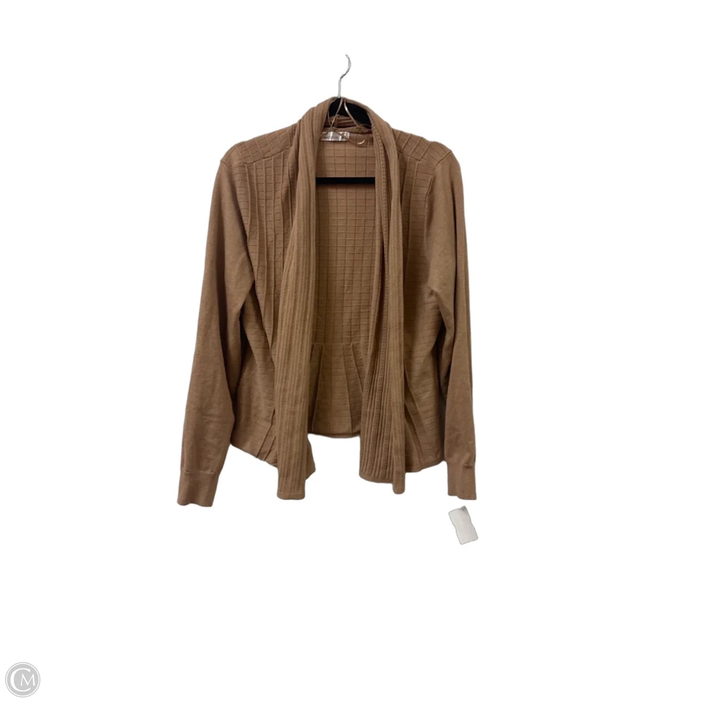 Sweater Cardigan By 89th And Madison In Tan, Size: Xl
