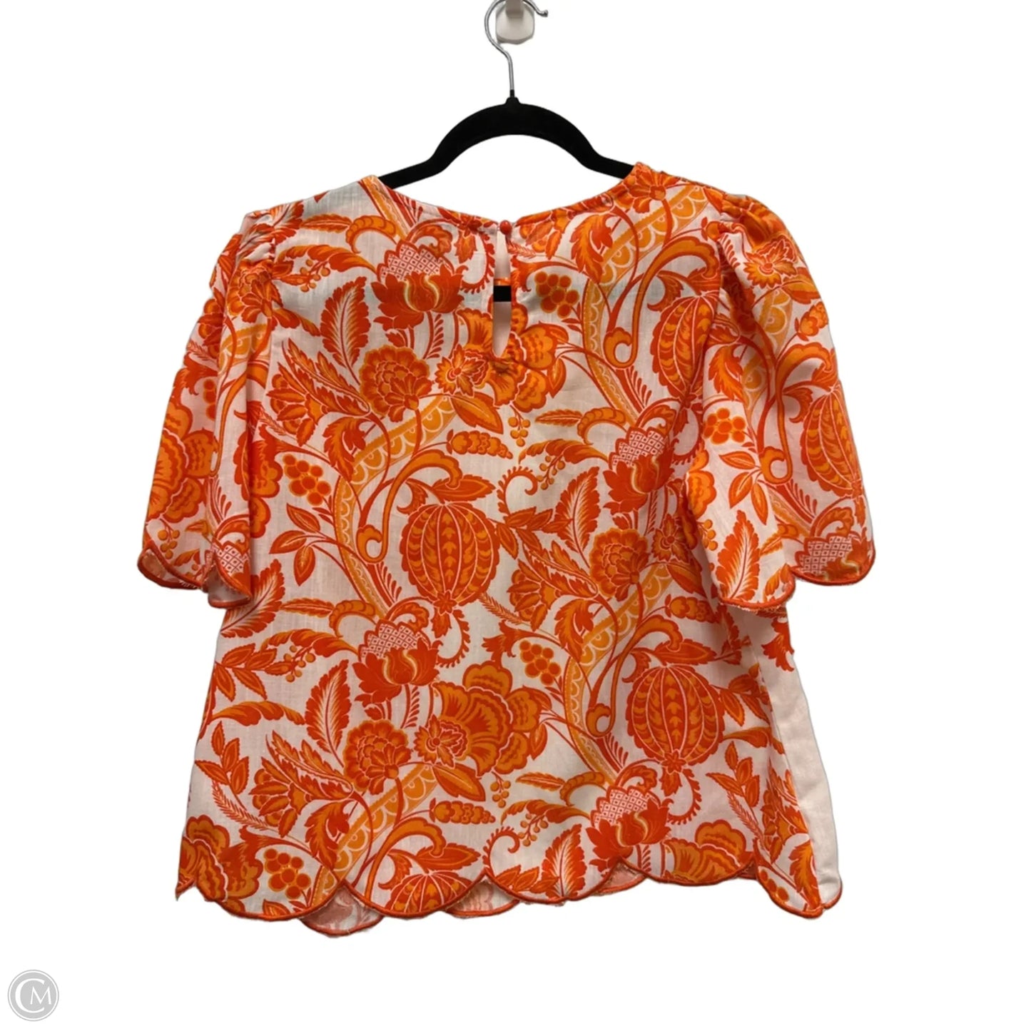 Top Short Sleeve By Clothes Mentor In Orange, Size: L