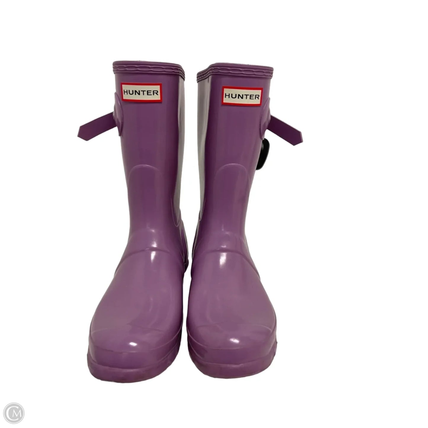 Boots Rain By Hunter In Purple, Size: 9