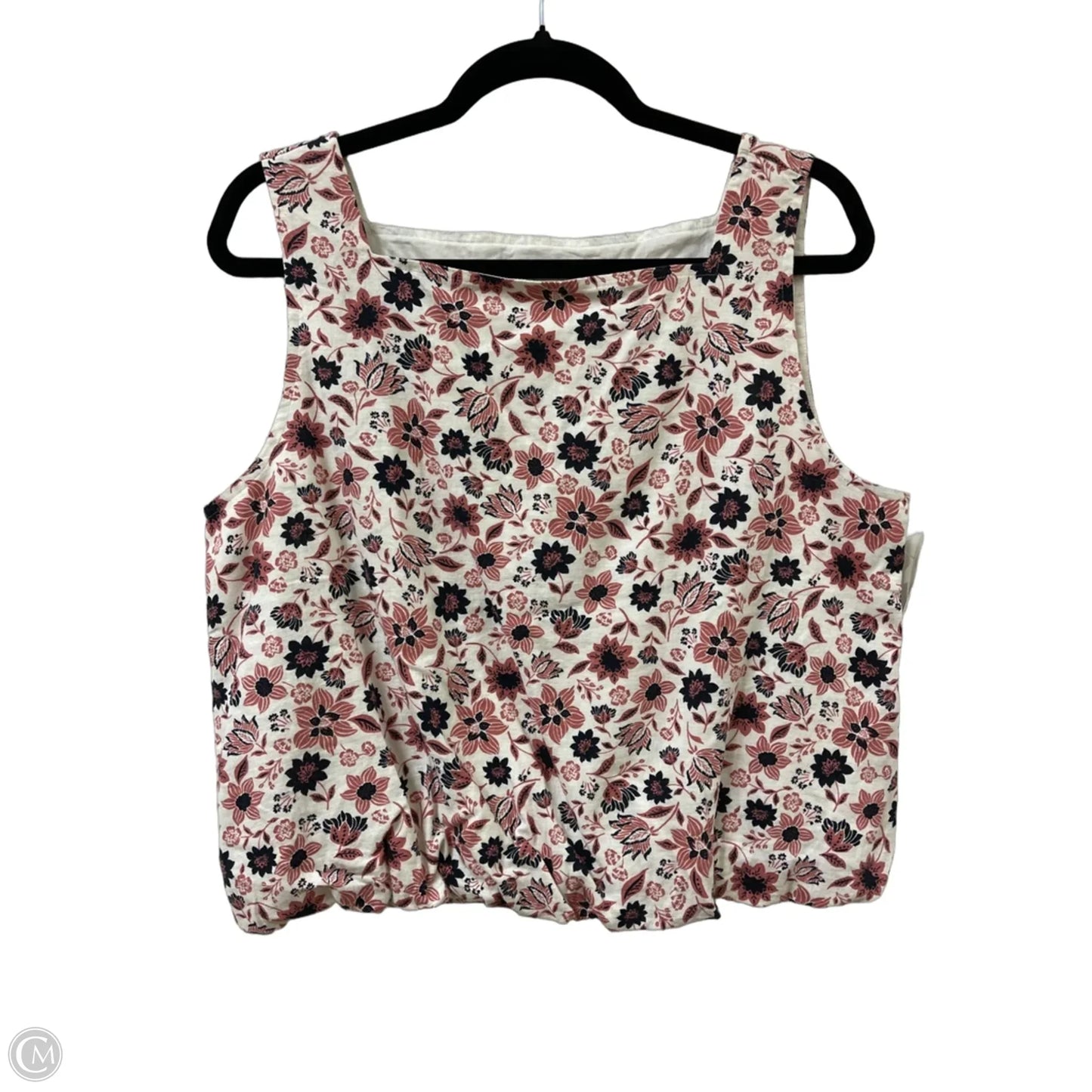 Top Sleeveless By Ann Taylor In Floral Print, Size: L