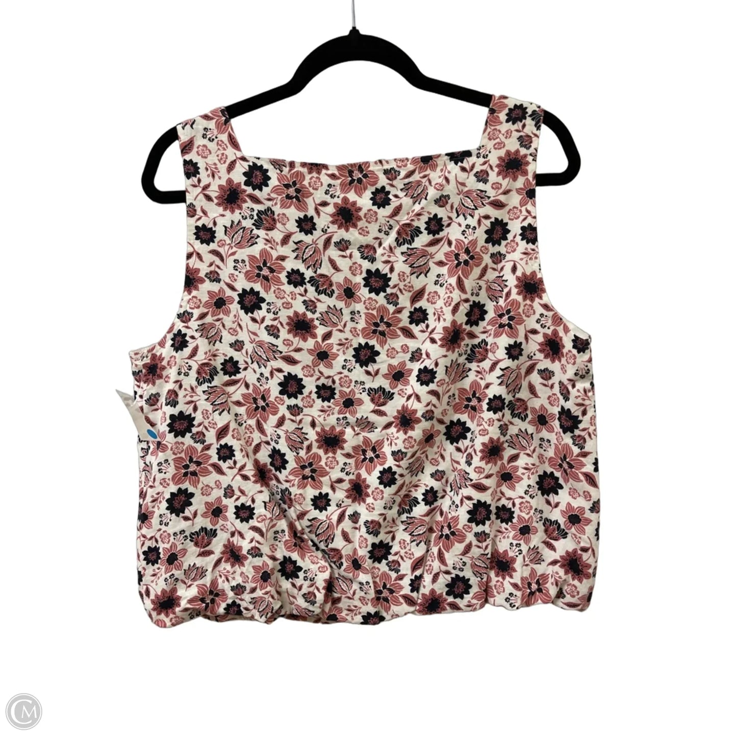 Top Sleeveless By Ann Taylor In Floral Print, Size: L