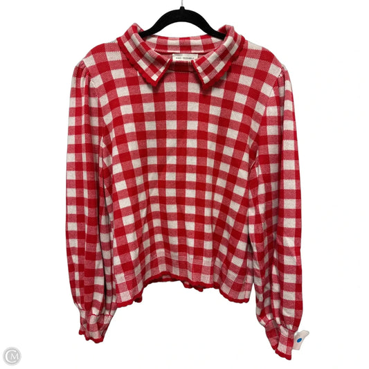 Sweater By Free Assembly In Red, Size: Xl