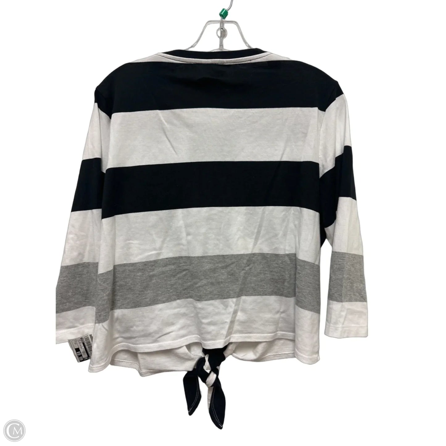 Top Long Sleeve By Intro In Striped Pattern, Size: Lp