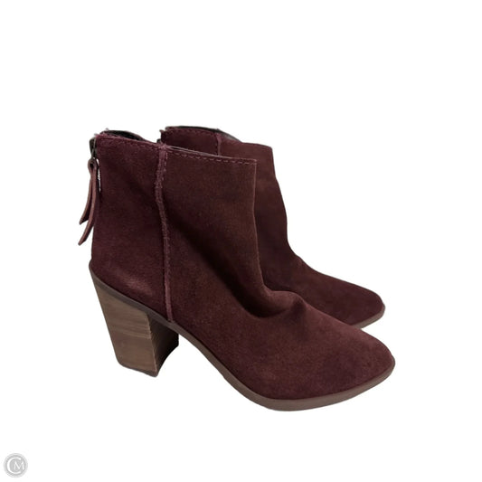 Boots Ankle Heels By Bp In Red, Size: 7