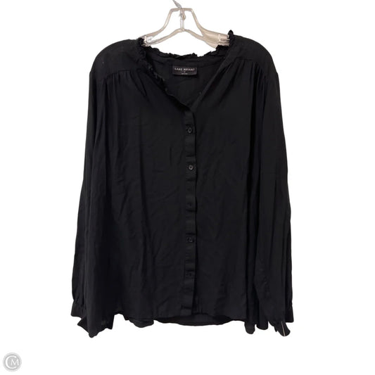 Top Long Sleeve By Lane Bryant In Black, Size: 2x