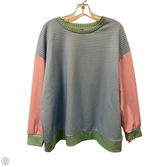 Top Long Sleeve By Clothes Mentor In Multi-colored, Size: 1x