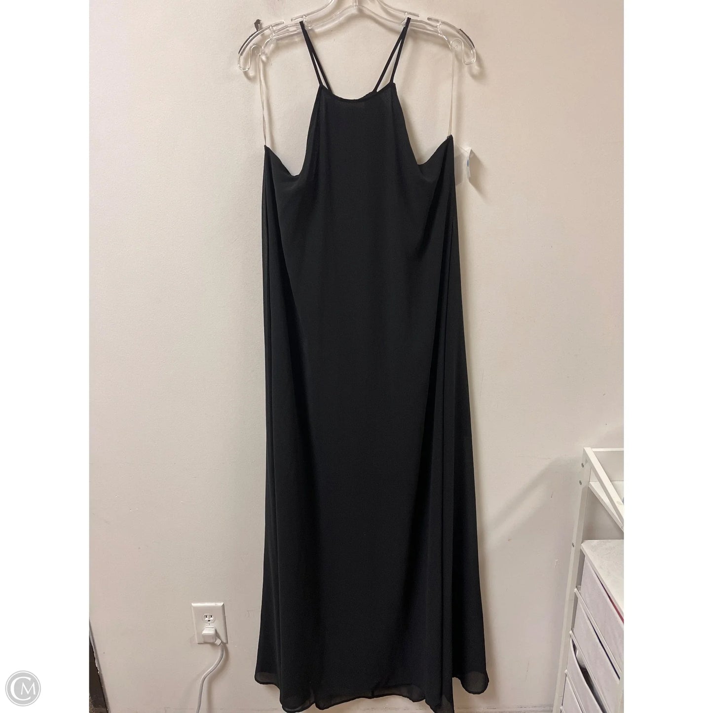 Dress Casual Maxi By Clothes Mentor In Black, Size: L