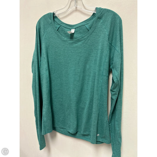 Athletic Sweatshirt Collar By Marika In Green, Size: L