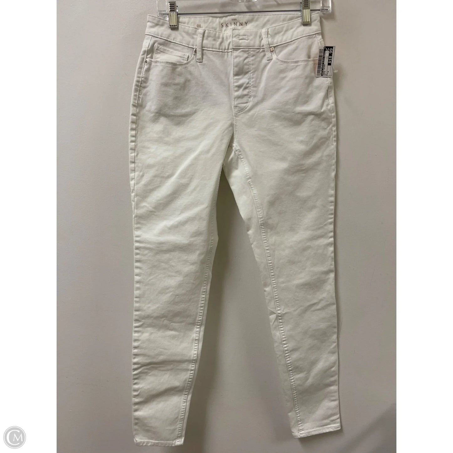 Jeans Skinny By White House Black Market In White, Size: 0
