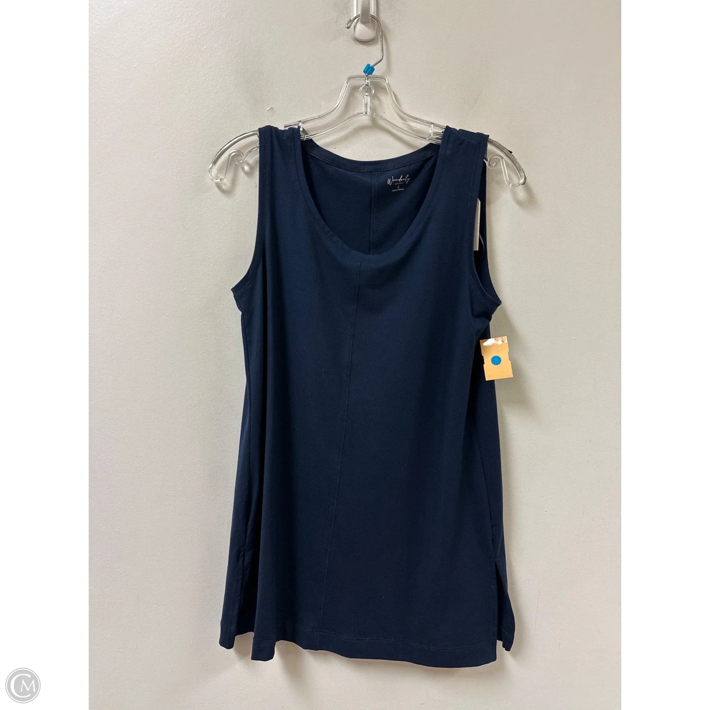 Top Sleeveless By Wonderly In Navy, Size: S