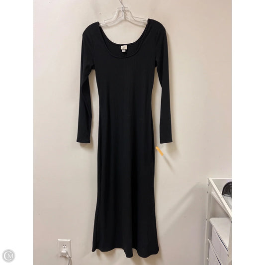 Dress Casual Maxi By A New Day In Black, Size: Xs