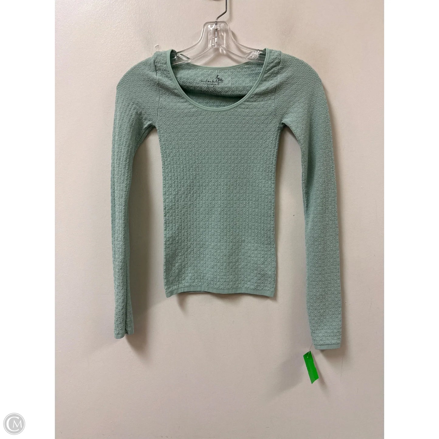 Top Long Sleeve By Free People In Green, Size: M