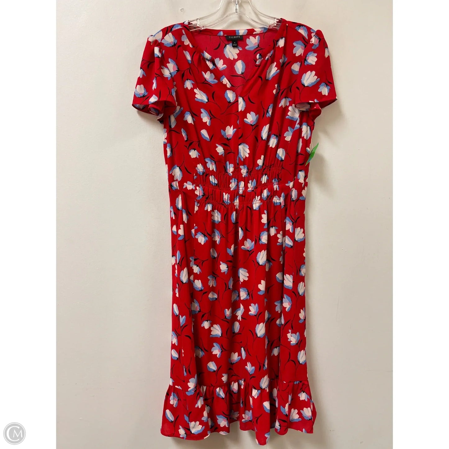 Dress Casual Midi By Talbots In Red, Size: S