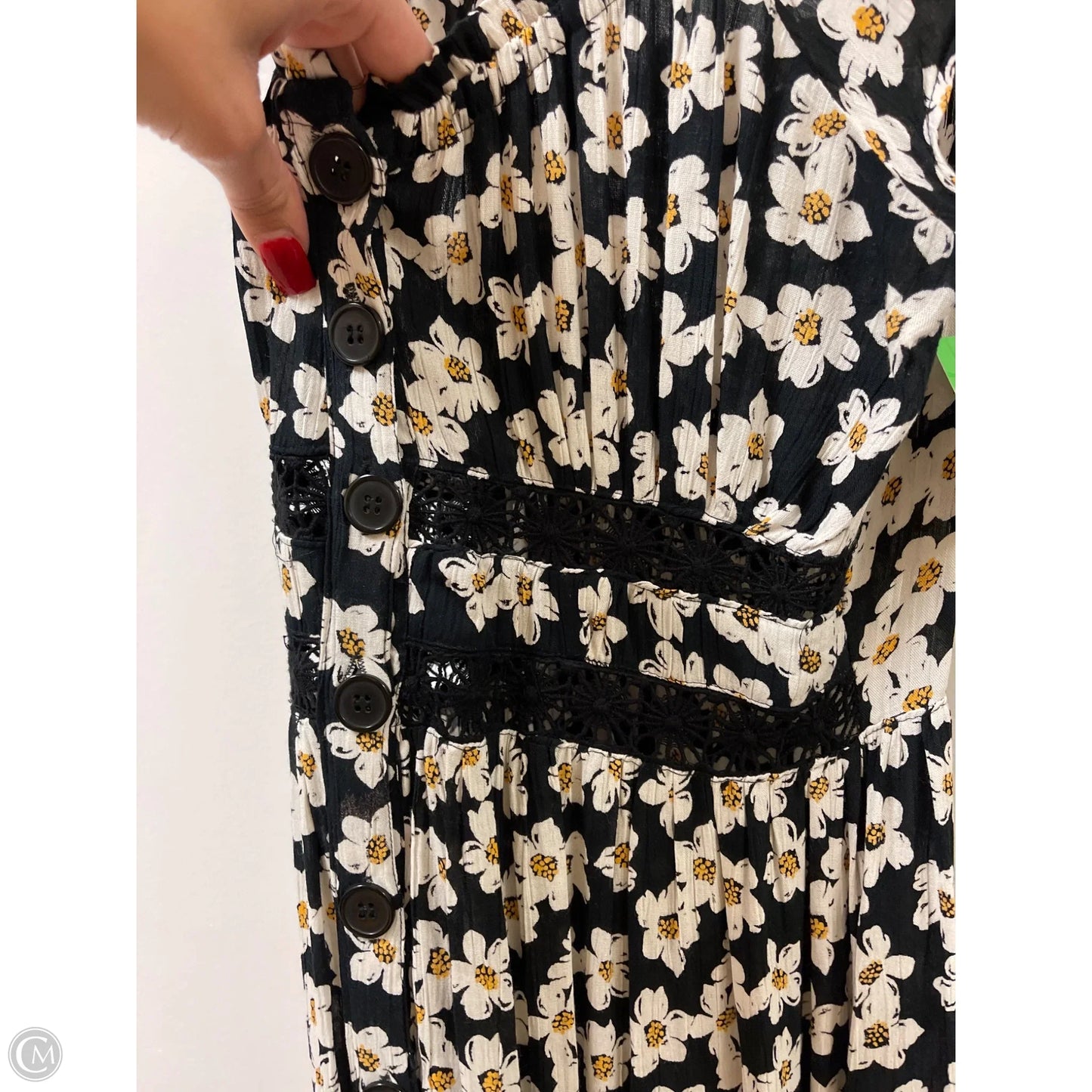 Dress Casual Maxi By Angie In Black & White, Size: S