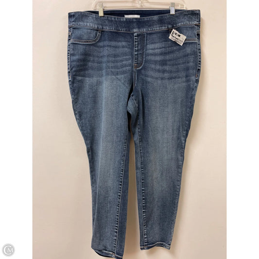 Pants Leggings By Lane Bryant In Blue, Size: 20