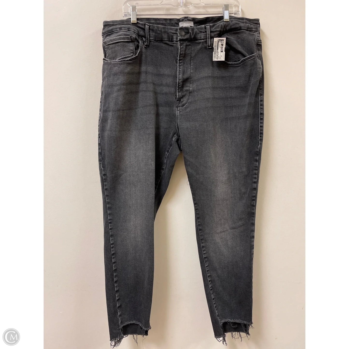 Jeans Skinny By Good American In Black, Size: 20
