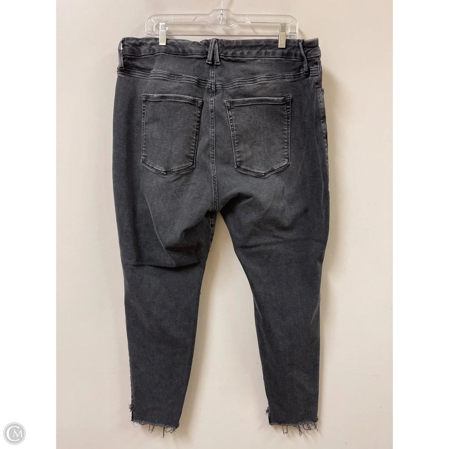 Jeans Skinny By Good American In Black, Size: 20