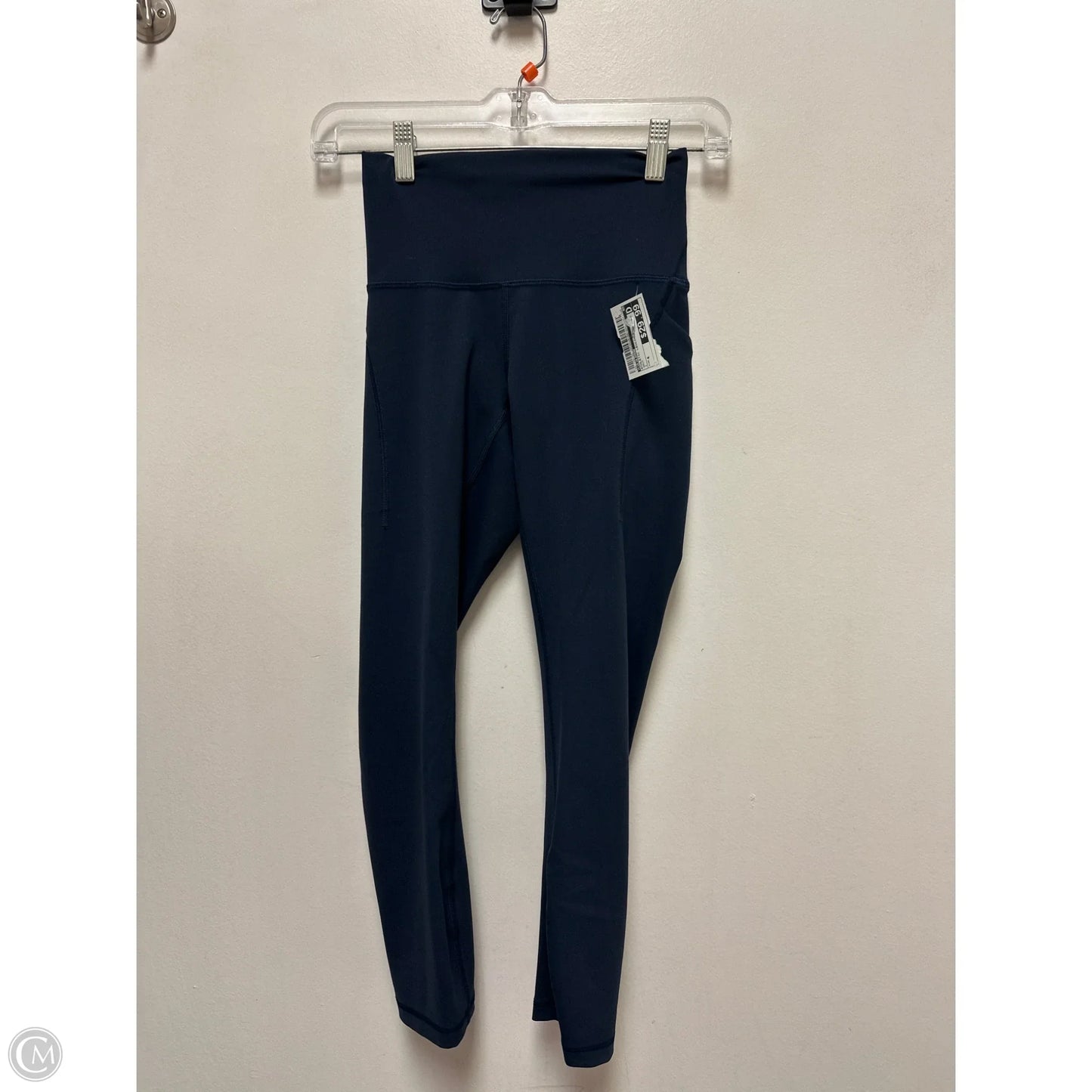 Athletic Leggings By Lululemon In Navy, Size: 4