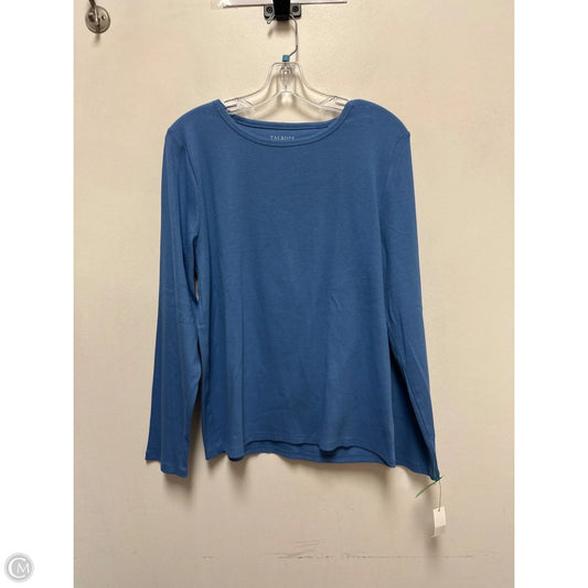 Top Long Sleeve By Talbots In Blue, Size: Xl