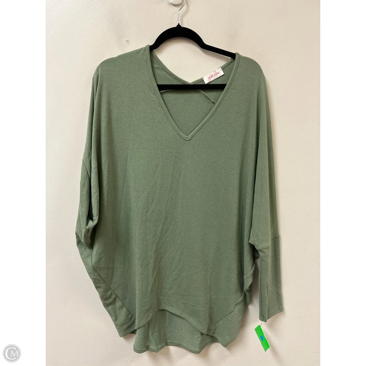 Top Short Sleeve By Jess Lea In Green, Size: 2x