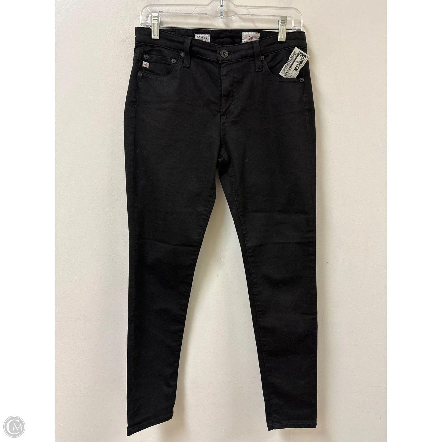 Jeans Skinny By Ag Jeans In Black, Size: 6