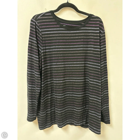 Top Long Sleeve By Chicos In Black, Size: 2x