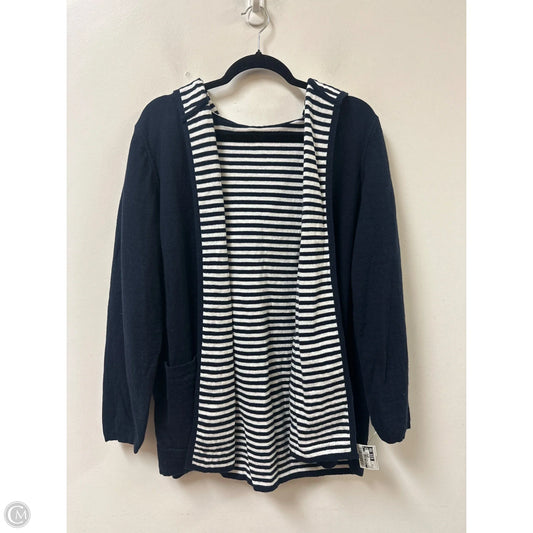 Sweater Cardigan By Clothes Mentor In Navy, Size: 2x