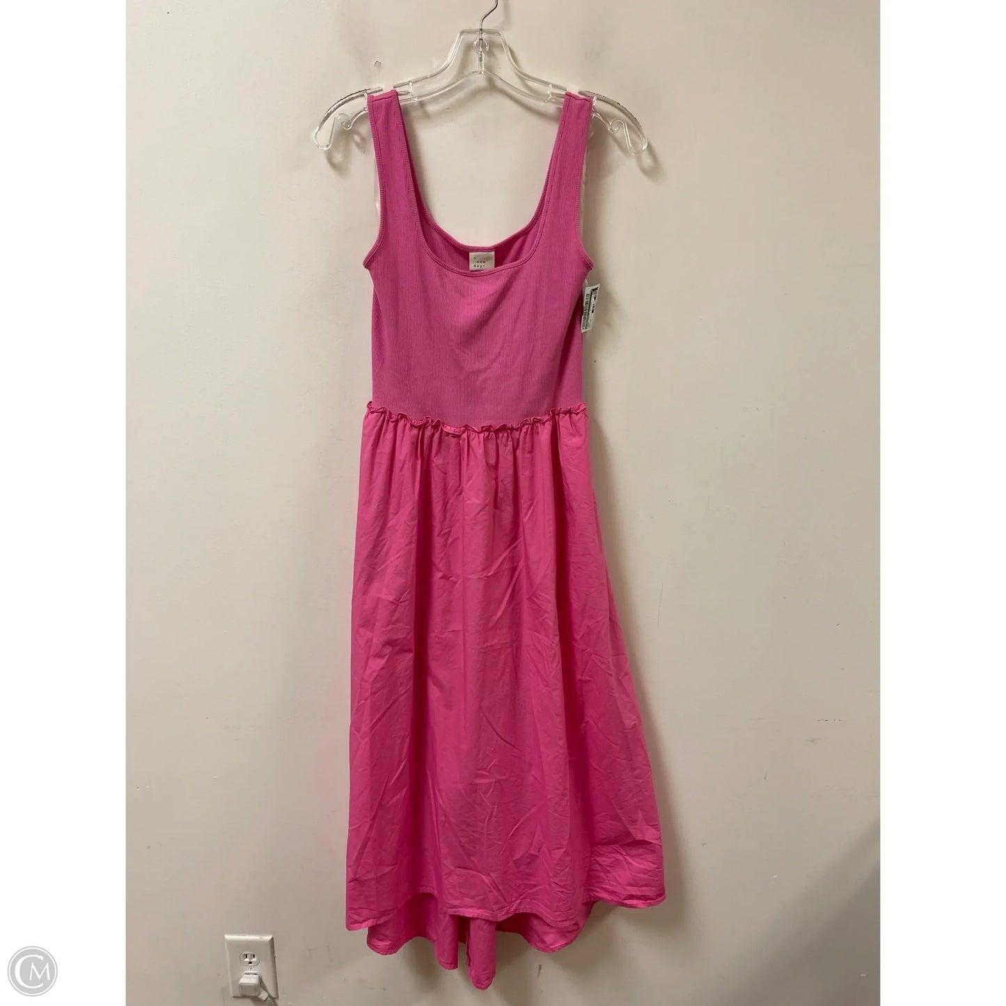 Dress Casual Maxi By A New Day In Pink, Size: Xs