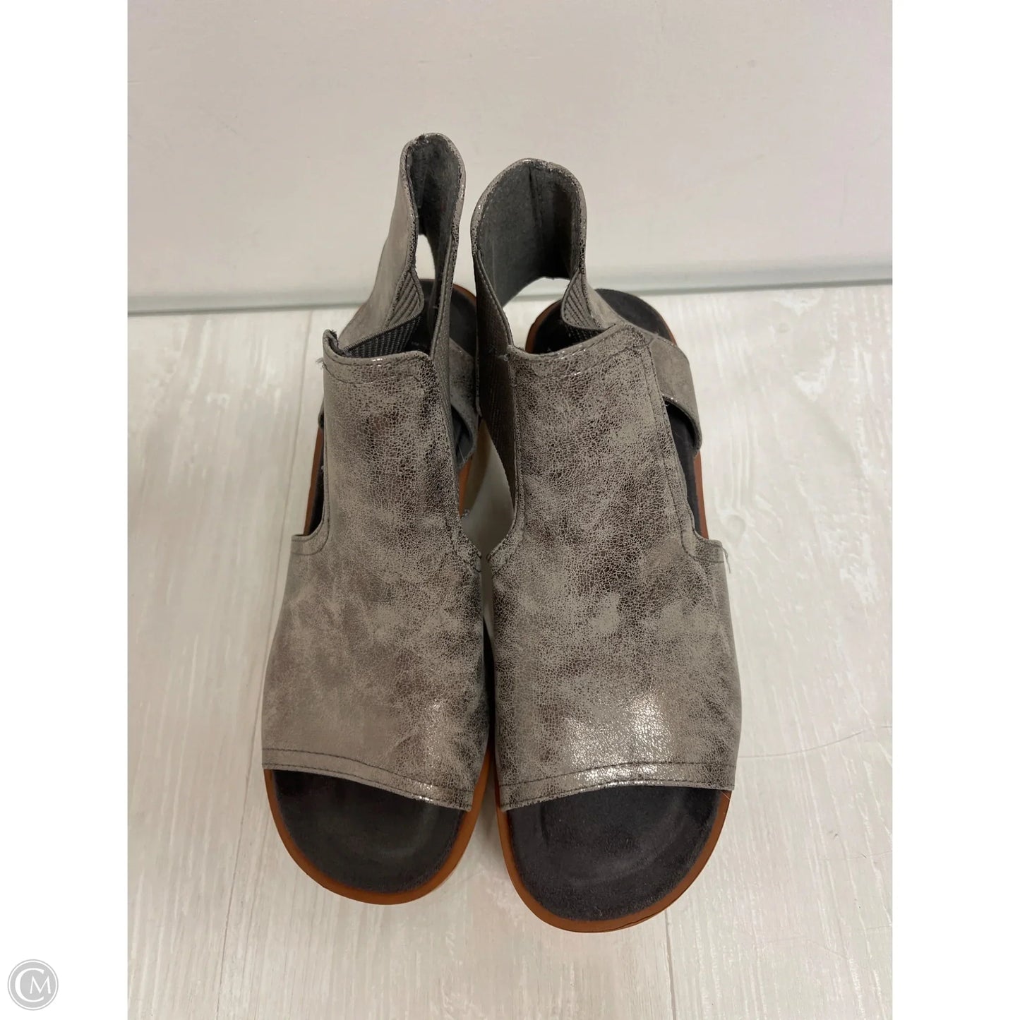 Shoes Heels Block By Pierre Dumas In Grey, Size: 7.5