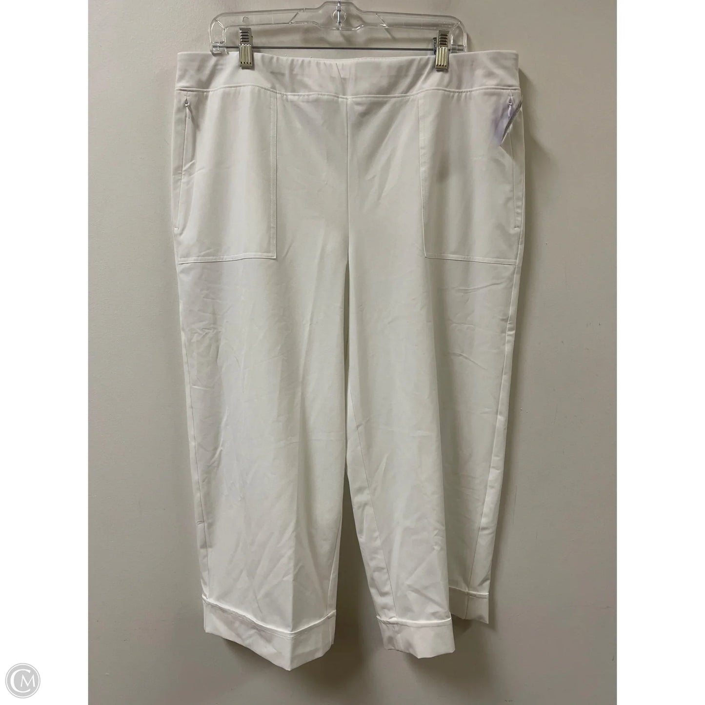 Pants Wide Leg By Chicos In White, Size: 16