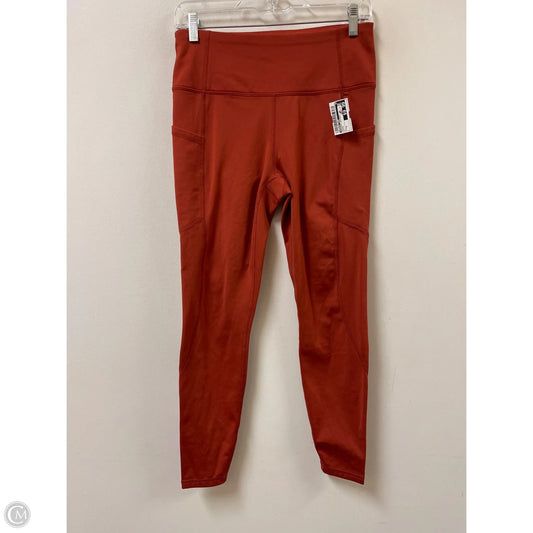 Athletic Leggings By Members Mark In Orange, Size: M