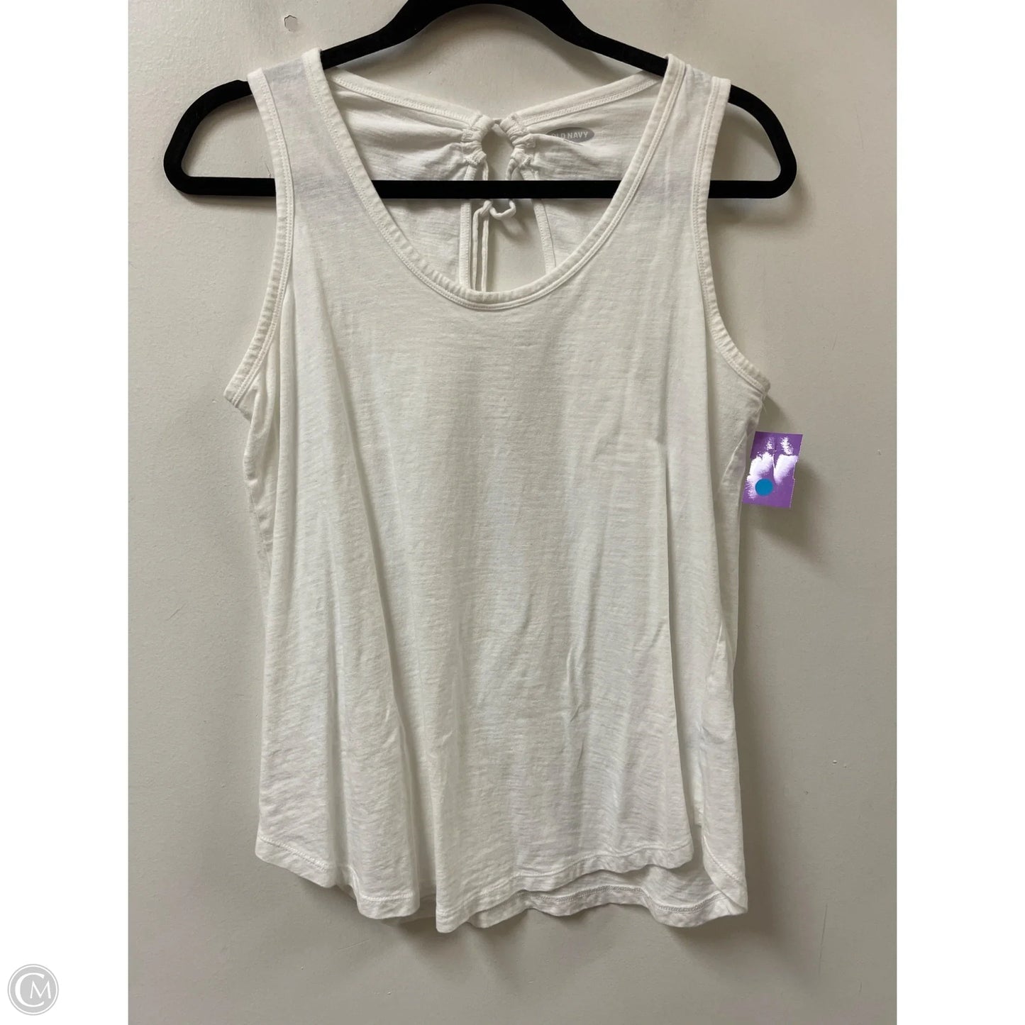 Top Sleeveless Basic By Old Navy In White, Size: M