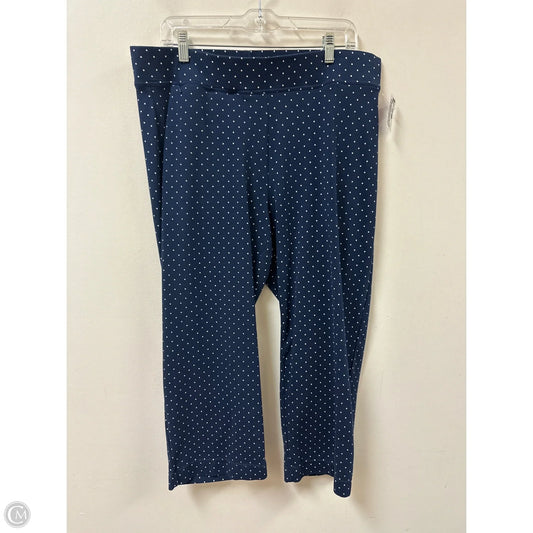 Pants Leggings By Lands End In Navy, Size: 14