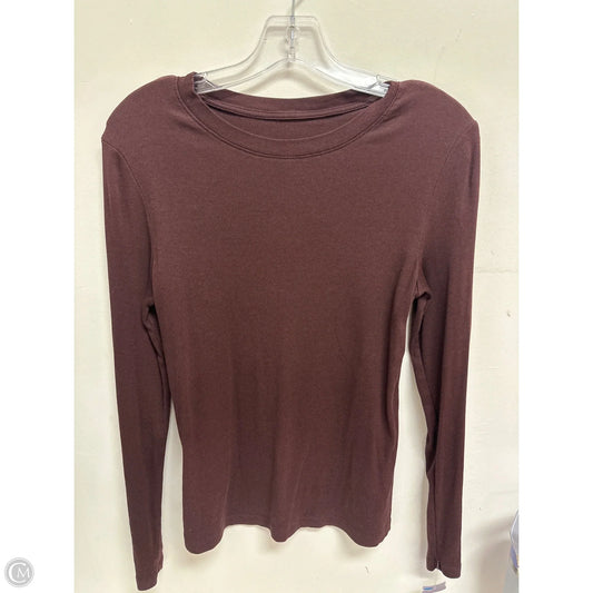 Top Long Sleeve By A New Day In Purple, Size: M