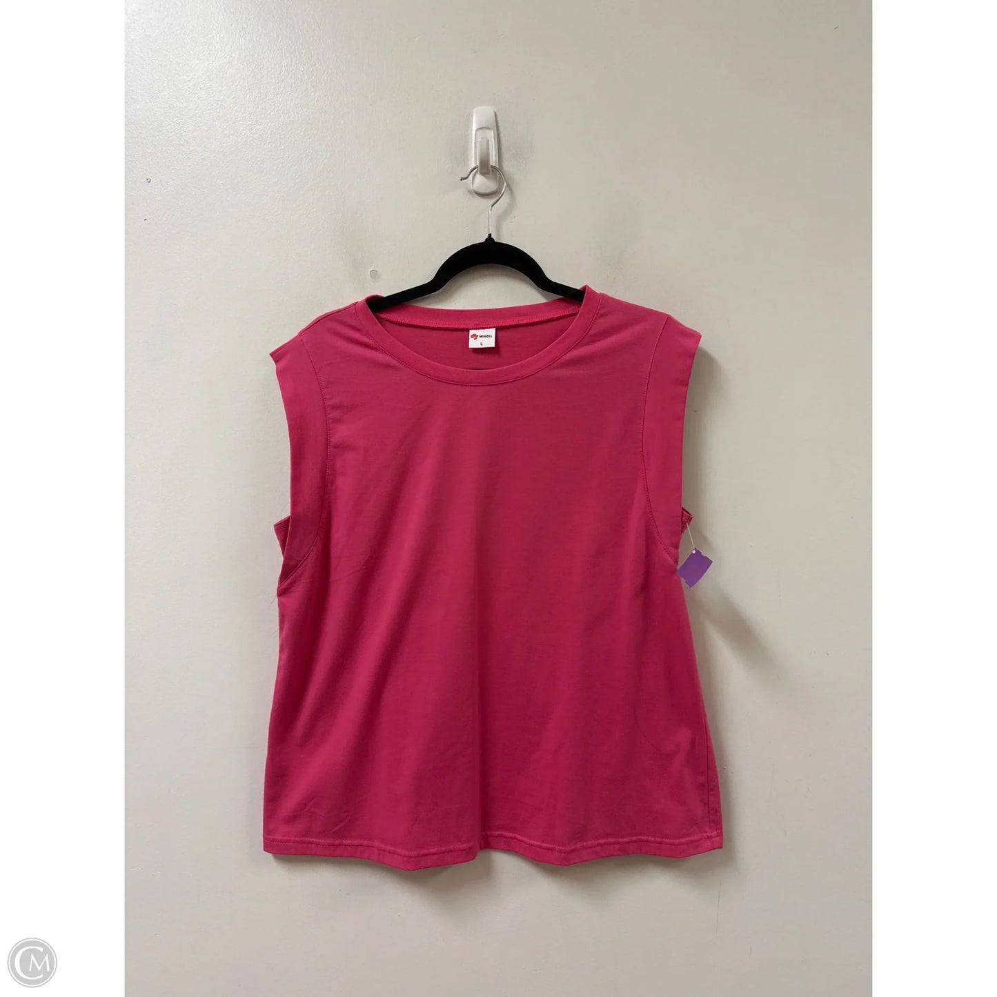 Top Short Sleeve By Clothes Mentor In Pink, Size: L
