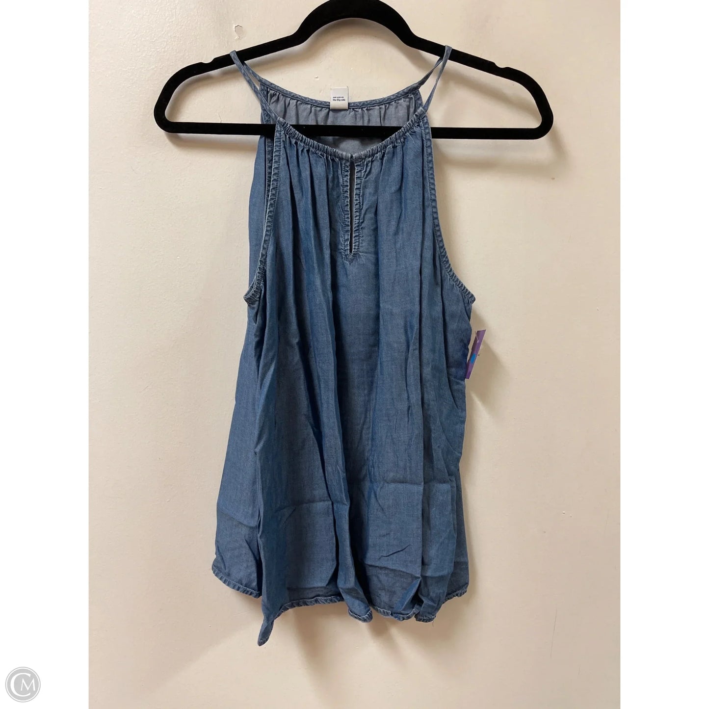 Top Sleeveless By Old Navy In Blue, Size: L
