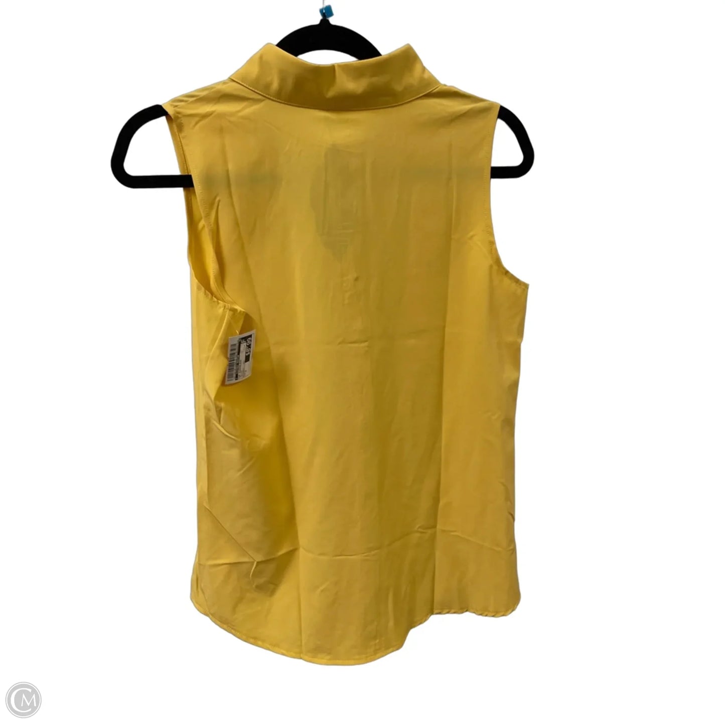 Top Sleeveless By Clothes Mentor In Yellow, Size: S