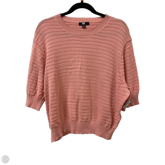 Sweater Designer By Frye In Pink, Size: 2x