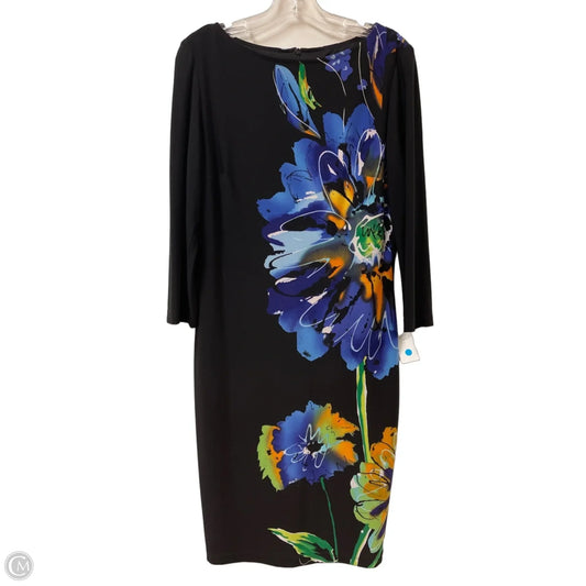 Dress Casual Midi By Joseph Ribkoff In Black, Size: L